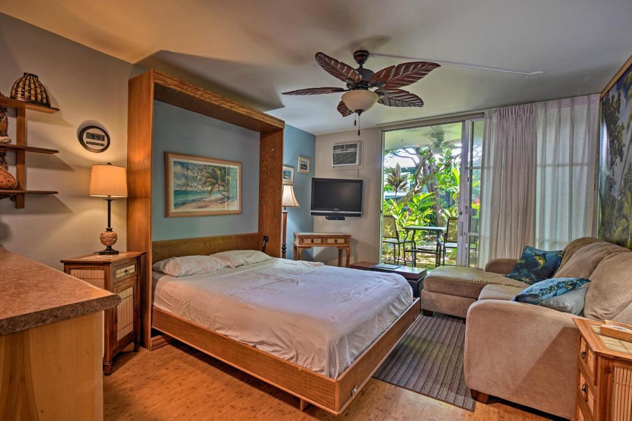 شقة Kailua Studio With Pool Access And Garden Views! المظهر الخارجي الصورة